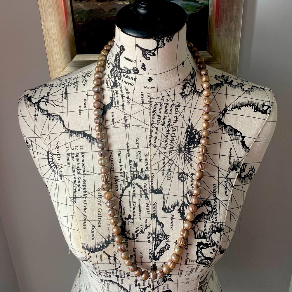 Champagne Freshwater Pearl Strand -31”
